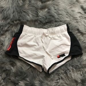 PINK VICTORIA SECRET RUNNING SHORTS